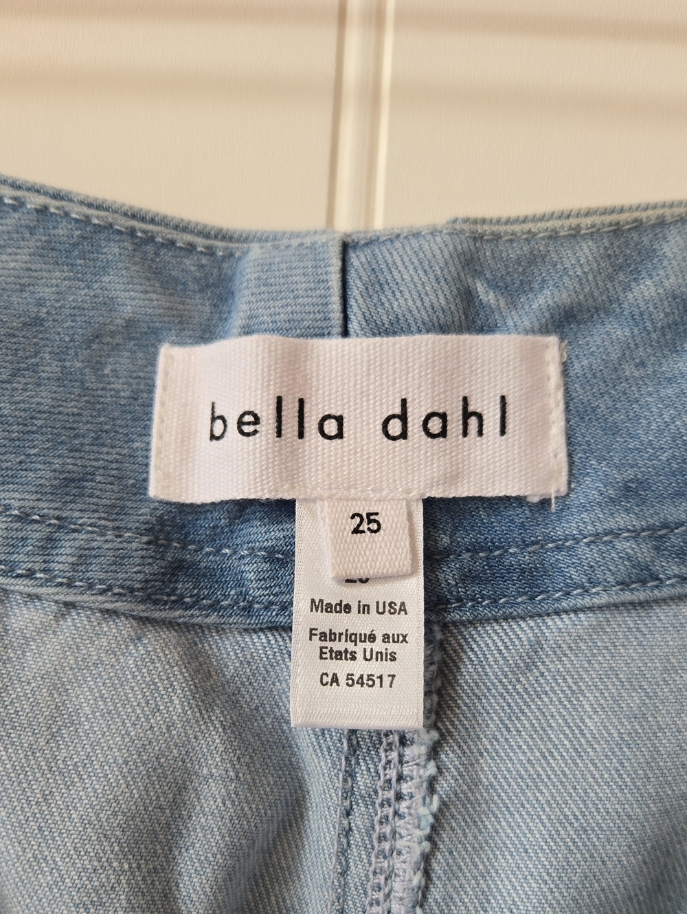 Bella Dahl Indigo Tencel Cotton Stretch Skirt Ocean Mist Size 25 - Picture 6 of 6